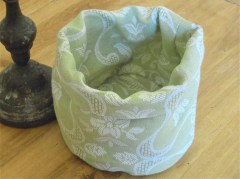 Cestini da pane, tessitura artigianale in misto lino e cotone, vari colori