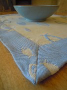 Tovaglietta per colazione, tessitura artigianale